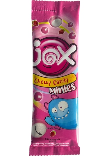 Jox Minies Çilek Aromalı Ekşi Şekerleme 10 Gr 24 Adet