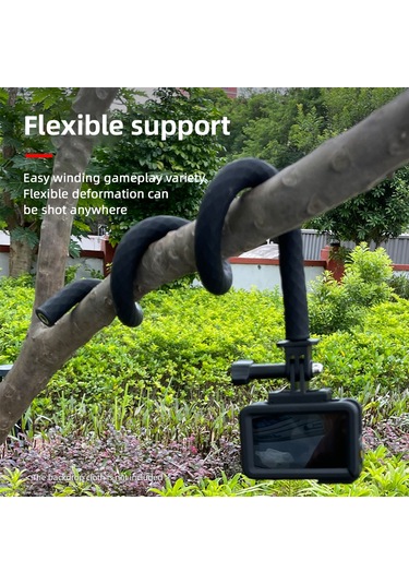 Moveevo 50cm Siyah Esnek Bracket: Alüminyum & 43 Silikon, 1/4 Vida Bağlantısı, Esnek Bükülebilir, Tripod Ve Cihaz Tutucuları İçin Uyumlu