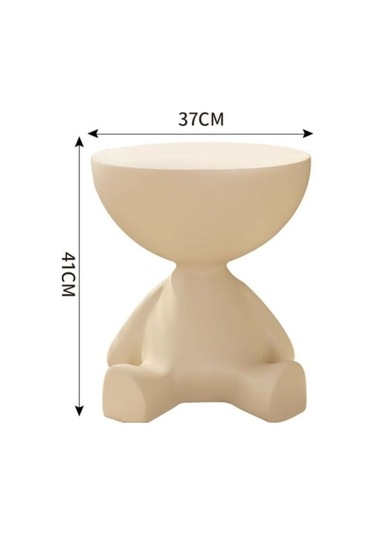 Yaratıcı Kafa Çay Masası Krem Rüzgar Ev Oturma Odası Kanepe Yan Gri