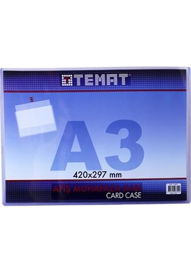 Temat A3 Afiş Muhafaza Kabı 114977