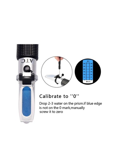 Ketotek Refraktometre Brix 0-32% 1.000-1.120sg Perakende Kutusu Olmadan Bira Wort Hidromet Bira Üretimi İçin