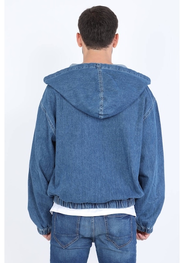 Keepout Erkek Jean Sweatshirt Koyu Mavi 001