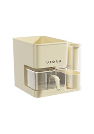 Çok İşlevli Modern Mutfak Depolama Baharat Rafı Krem