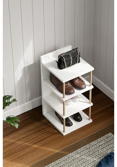 İntergo Çok Amaçlı 4 Raflı Ayakkabılık Banyo Mutfak Düzenleyici Organizer Beyaz İntergo Çok Amaçlı 4 Raflı Ayakkabılık Banyo Mutfak Düzenleyici Organizer Beyaz