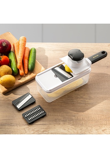 Emsan Smart Hazneli Dilimleyici 3 Parça Beyaz