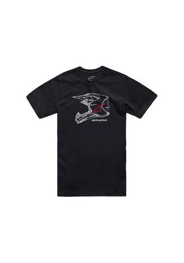 Alpinestars Mx Helmet Csf Tişört Siyah
