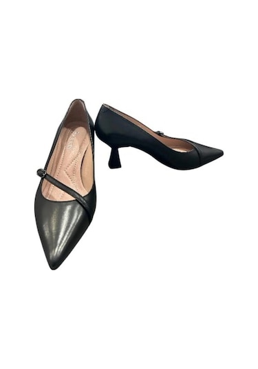 Kemal Tanca 871 8556 Kadın Topuklu Stiletto Ayakkabı Siyah