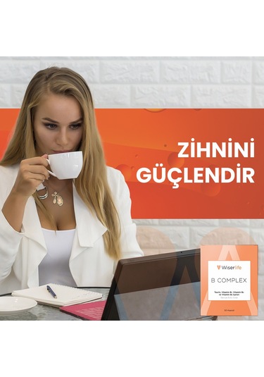 Wiserlife B Complex Taurin Takviye Edici Gıda 30 Kapsül