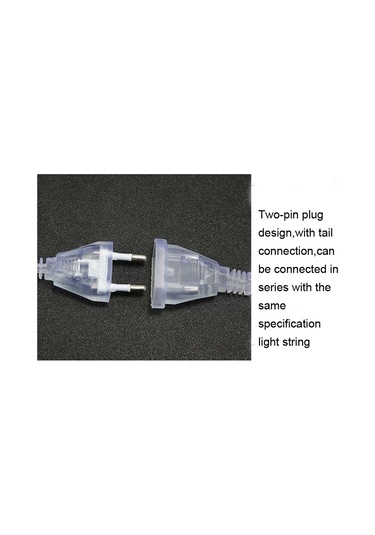 Led Ters V Kar Tanesi Beş Yıldızlı Dekoratif Işıklar Noel Su Geçirmez Dize Işıklar, Ab Tak Renkli Işık Diğer