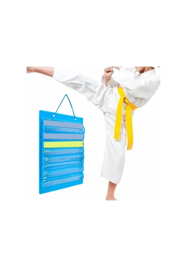 Pazly Suntek Karate Kemer Düzenleyici Hafif Keçe Taşınabilir Mavi - Spor Aksesuarı Mavi