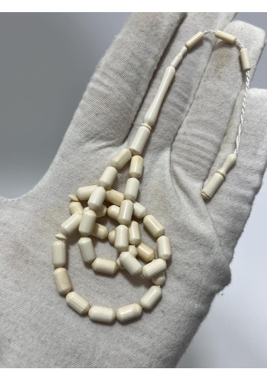 Kesme Fildişi Tesbih 8,60 Gram - Koleksiyonluk Fil Dişi Tespih