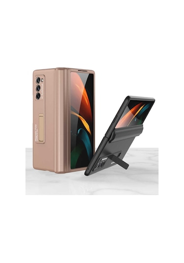 Galaxy Z Fold 2 Kılıf Zore M-Magnet Kılıf Siyah