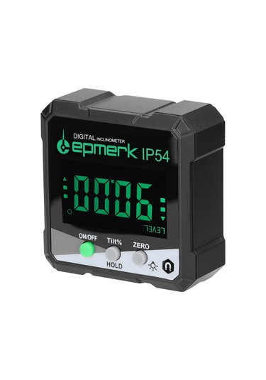 Lepmerk Ip54 4 90 Taşınabilir Dijital Eğim Ölçer Lcd Arka Yeşil