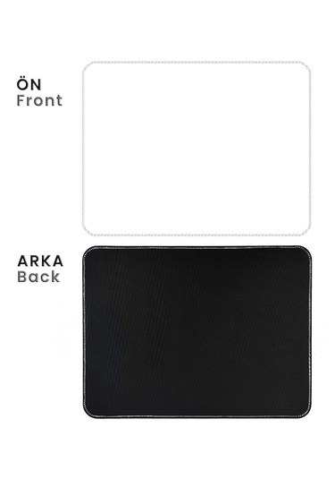 İlyuka Mousepad 40x30cm Gaming Oyuncu Mp344030 Logosuz Beyaz