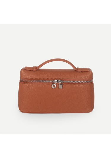 Zarif Kadın Pirinç Kutusu Çanta Çok Yönlü El Tek Omuz Crossbody Çanta Yeni Yaz Kahverengi Kahverengi