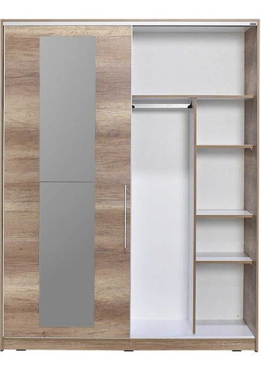 Adoremobilya Sürgü Kapılı Aynalı Gardırop - Tori-Tori