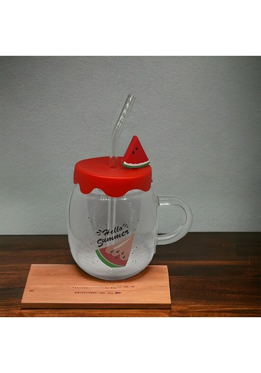 Karpuz Tasarımlı Kupa Bardak Karışık