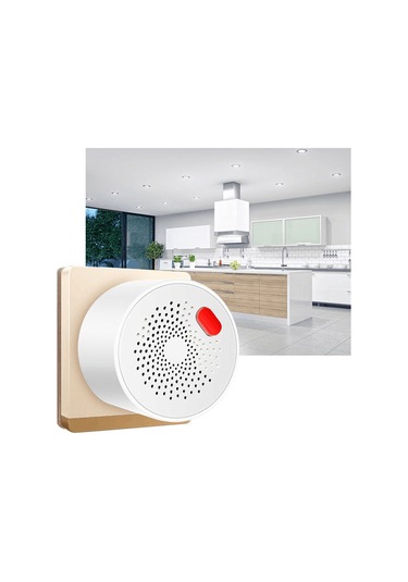 Moveevo Tuya Wifi Gaz Alarmı: Çoklu Gaz Algılama, Yüksek Performans, Uzaktan İzleme, Çift Uyarı Sistemi Ve Şık Tasarım