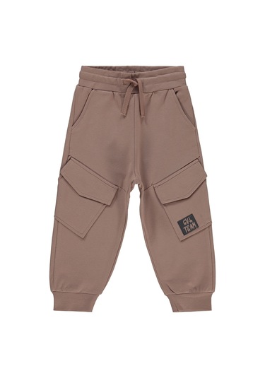 Civil Boys Erkek Çocuk Eşofman Altı 2-5 Yaş Açık Kahve Açık Kahve