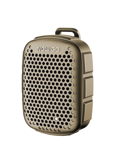 Nowgo Lava Clip 5w Klipsli Su Geçirmez Taşınabilir Mini Bluetooth Hoparlör Kahverengi