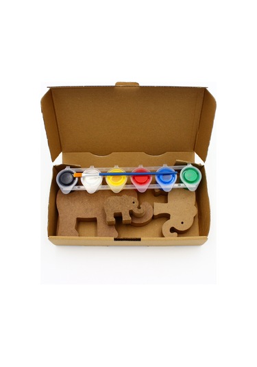 Na Neşeli Ahşap Ahşap Fil Figürü 3 Lü Takım 15cm 10cm 6cm Ahşap Boyama Ürünü.boyama Etkinliği.okul Öncesi Model 3lüfilboyalı