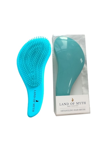 Land Of Myth LOM11011 Dolaşık Saç Açma Kolay Saç Düğüm Çözücü Tarak Mavi