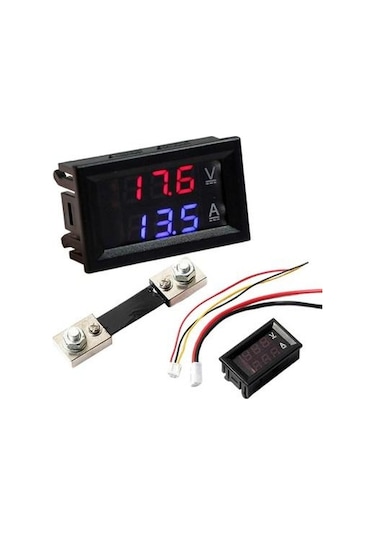 Voltmetre & Ampermetre Dual Digital 0 30v / 0 100a G.y. Dc Şöntlü