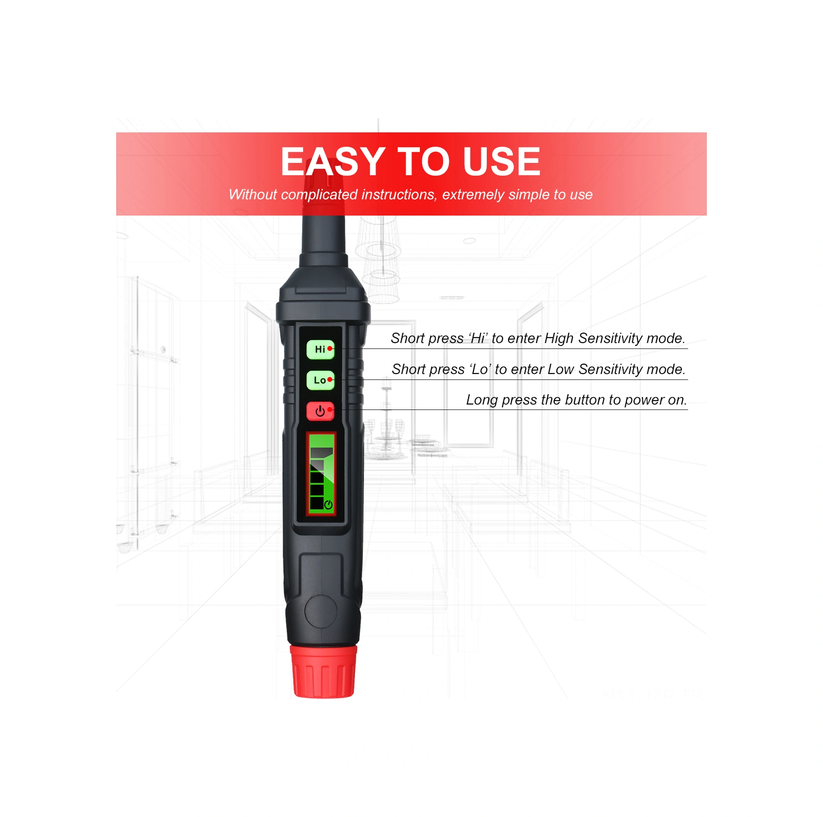 Geeroyoo Habotest Ht61 Mini Gaz Dedektörü - Tüm Yakıcı Gaz Türlerini Tespit Eder, Sesli Alarm, Pil Dahil Değil