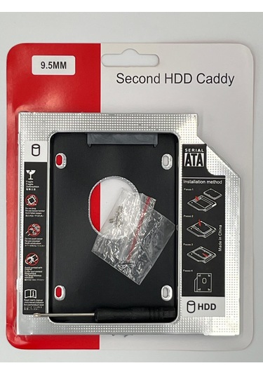 9.5 Mm Ssd Sata Harddisk Kutu Notebook Ssd- Hdd Kızak