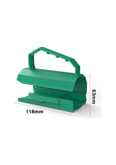 Yifomall Yeşil El Tipi Kağıt Kesici - Taşınabilir Hediyelik Kağıt Kesim Aleti, Hassas Kesim Mekanizması İle Pratik Kullanım