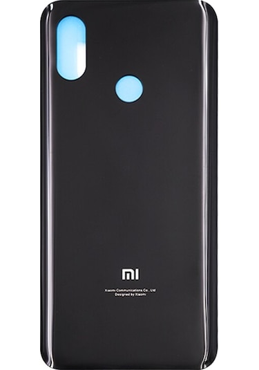 Xiaomi Mi 8 Arka Pil Batarya Kapağı Cam M1803E1A Siyah