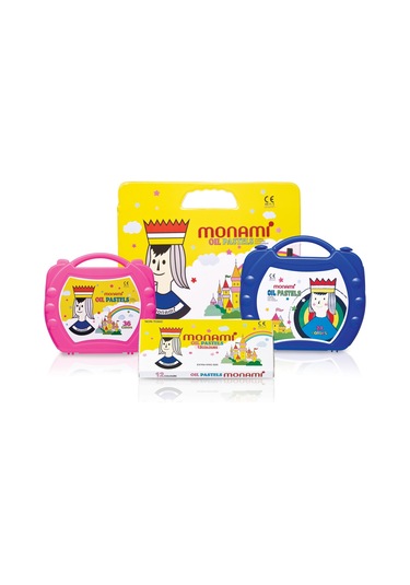 Monami Pastel Boya 24 Renk Çantalı