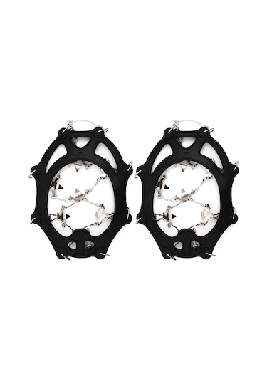 Vkemall "26 Dişli Paslanmaz Çelik Buz Tırmanış Ayakkabı Kızağı - Her Zemin İçin Kaymaz Taban"