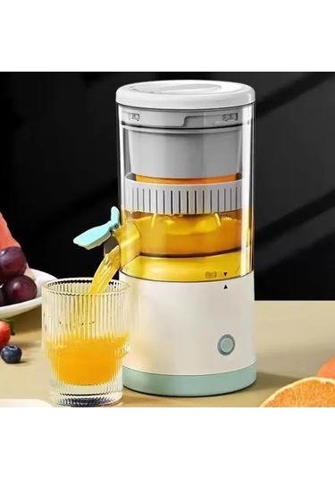 Wondernest Usb Taşınabilir Portakal Meyve Sıkacağı Elektrikli Şarj Beyaz Fx Beyaz