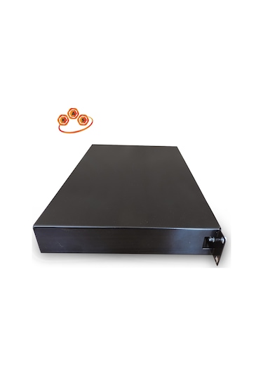 Kastap 1U 12 Port19'' Fiberoptik Patch Panel (Kasetli)