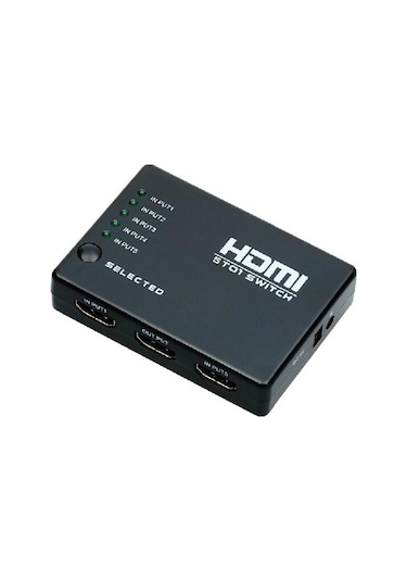 Es Line Kumandalı 5 Port Full Hd 1080P Hdmı Switch 3D V1.4