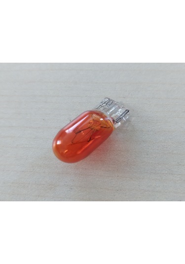 T10 Dipsiz Ampul Turuncu 4adet 12v İthal T10 Park, Sinyal, Plaka, Geri Vites Ampulu