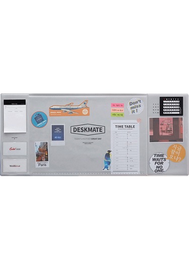 Samdoo Büyük Boy Çok Amaçlı Ofis Ve Ev Kullanımı İçin Kaymaz Masa Altlığı - Gri