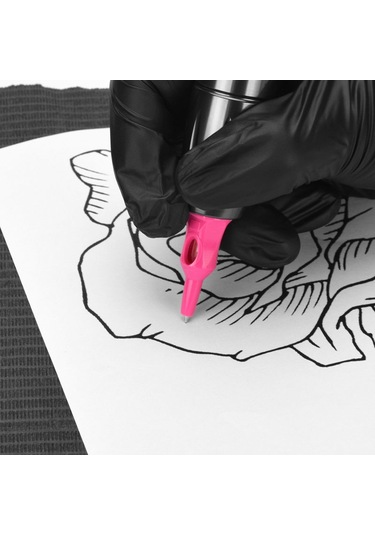 Mufunye Tükenmez Kalem, Basınç Elastik Silikon Kesim Çizgisi Hissi Uygulaması, Pembe 300g 0,5mm Dolum Kartuşu