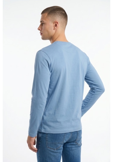 Dynamo Erkek Mevsimlik Sıfıryaka Sweatshirt Bgl-st05365 Mavi