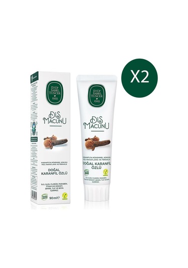 Eyüp Sabri Tuncer Doğal Karanfil Özlü Diş Macunu 2 x 90 ML