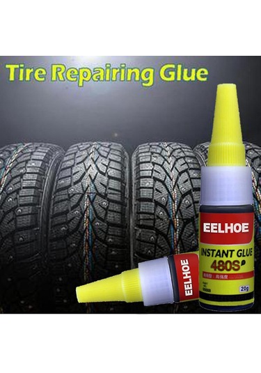 Ranyeek Lastik Tamir Jeli: Hızlı Tamir Ve Kürleme Özelliği İle Bisiklet, Araba Lastikleri İçin Sıcaklık Ve Suya Dayanıklı 20 Ml