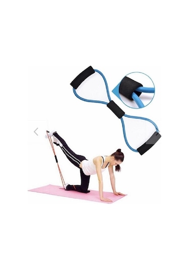 Pilates, Egzersiz Direnç Lastiği Renk Seçenekli Siyah