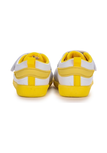 Vicco Oli Cırtlı Günlük Kız/Erkek Çocuk İlk Adım Ayakkabı 950.23Y Beyaz - Sarı