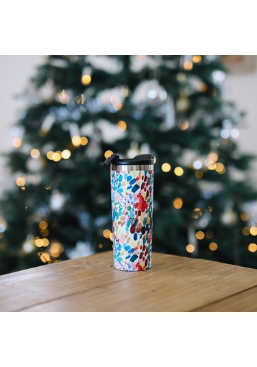 Qwetch QM6095 Özel Tasarımlı Isı Yalıtımlı 470 ML Termos Mug – Arty