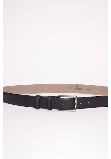 Erkek 2'li Set 3,5 Cm Klasik Siyah 3,5 Cm Klasik Kahverengi Kemer-34503 Multi