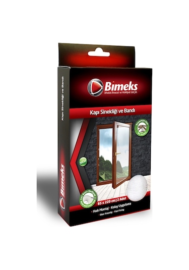 Bimeks Kapı Sinekliği Beyaz 65X220Cm 2 Adet +Bant 7Mmx5,6M
