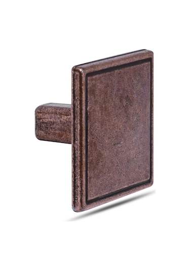 Badem10 Nobel Art Düğme Kulp Kare Çekmece Dolap Kapak Kulpu Kulbu Metal