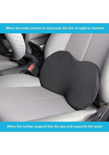 Novahub Araba Mini Koltuk Minderi Nefes Alabilir Bel Koltuk Paspası Kırmızı Kırmızı Ve Mavi Renkler Kırmızı