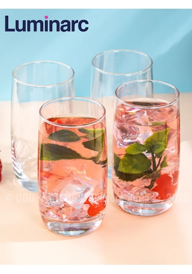 Lumınarc Fransız Restorani Cam Bardak Seti 6'lı Cam Tarağı 24825059 Beyaz